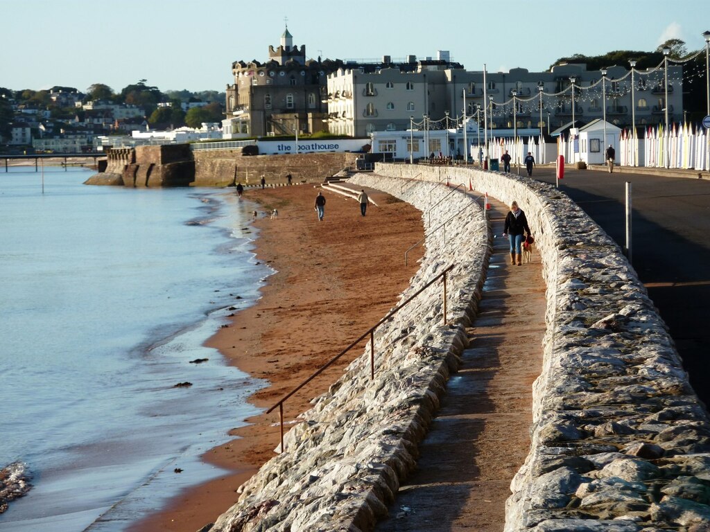 An image of the seafront at Paignton